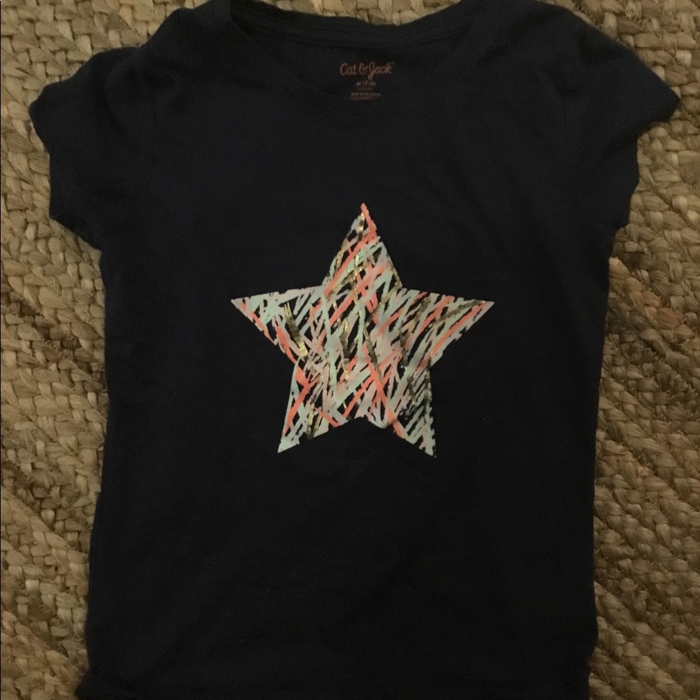 Blue star shirt